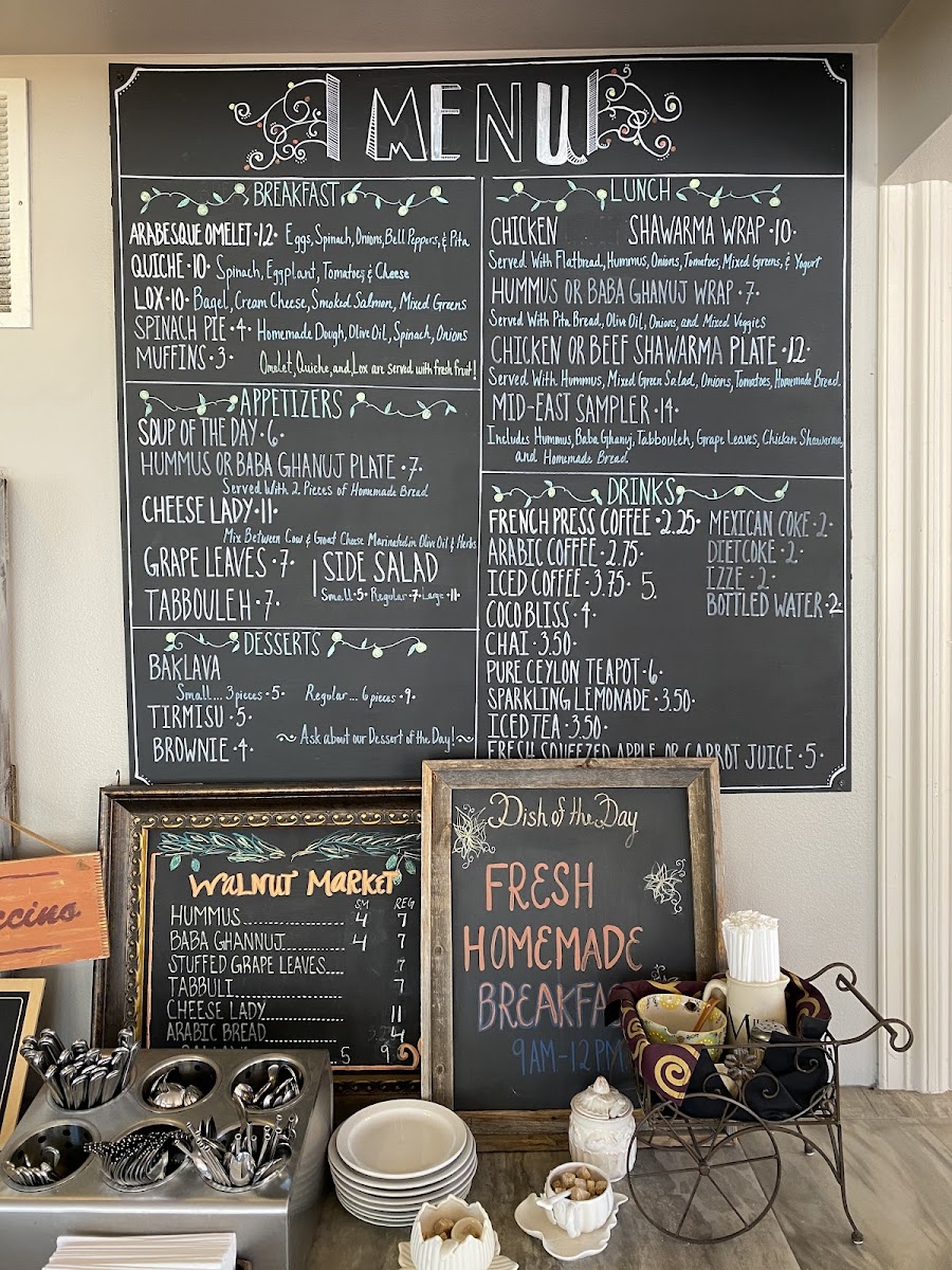 Menu - Arabesque photo 2